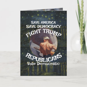 Trump Urine Party Putin Pee Republican White House Card