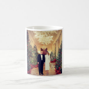 Trump US President White House Christmas  Coffee Mug