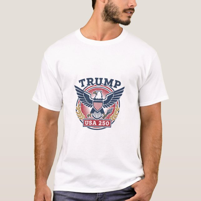 Trump USA 250 Eagle T-Shirt (Front)