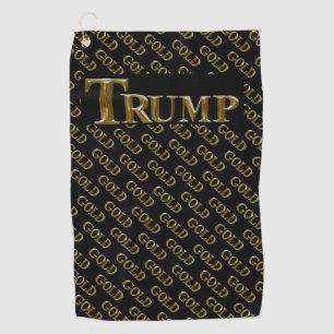 TRUMP USA GOLD GOLF TOWEL