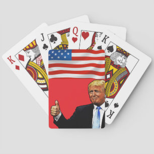 Trump USA poker playing cards