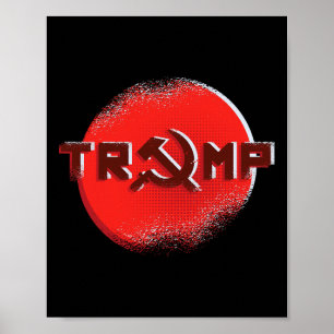 Trump Ussr Hammer And Sickle Communist Russian Age Poster