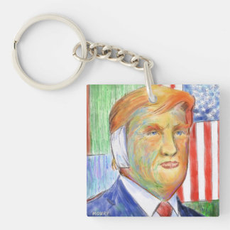 Trump Van Gogh Key Ring