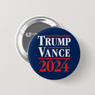 Trump Vance 2024 6 Cm Round Badge