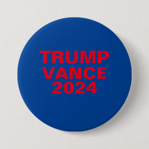Trump Vance 2024 7.5 Cm Round Badge