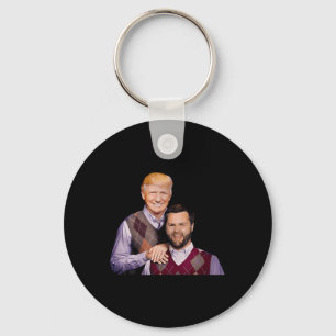 Trump Vance 2024 Brothers Funny Parody Trump J D V Key Ring
