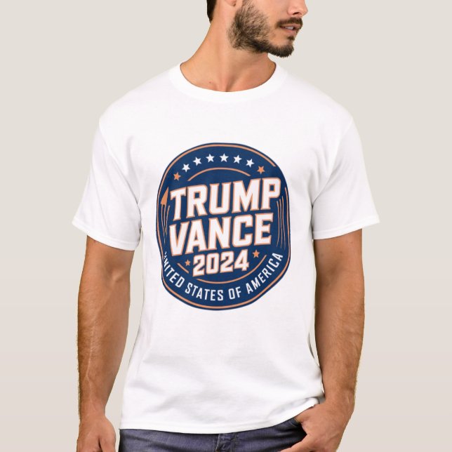 Trump-Vance 2024 Campaign Design Collection" T-Shirt (Front)