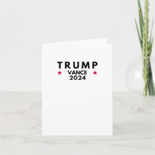 Trump Vance 2024  Card