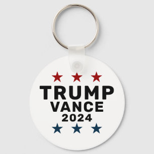 Trump Vance 2024 Classic Star Key Ring