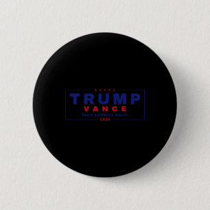 Trump Vance 2024 Donald Trump J.d. Vance Take Amer 6 Cm Round Badge