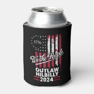 Trump Vance 2024 Donald Trump Outlaw Hillbilly  Can Cooler
