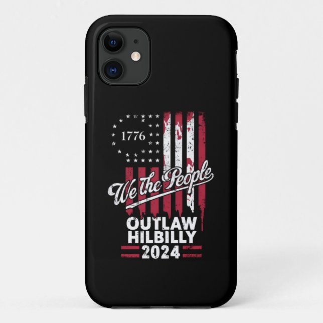 Trump Vance 2024 Donald Trump Outlaw Hillbilly  Case-Mate iPhone Case (Back)
