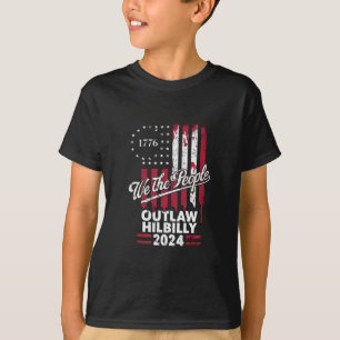 Trump Vance 2024 Donald Trump Outlaw Hillbilly  T-Shirt