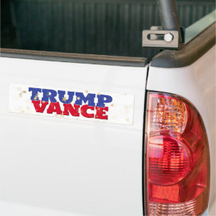 TRUMP & VANCE 2024 Election Bumper Sticker