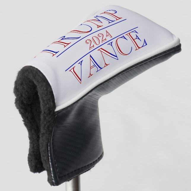 Trump Vance 2024 Golf Head Cover (3/4 Front)