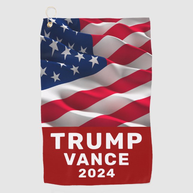 Trump Vance 2024  Golf Towel (Front)