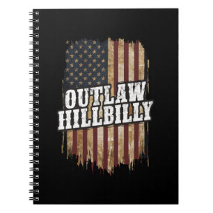 Trump Vance 2024 J.D. Vance Outlaw Hillbilly  Notebook