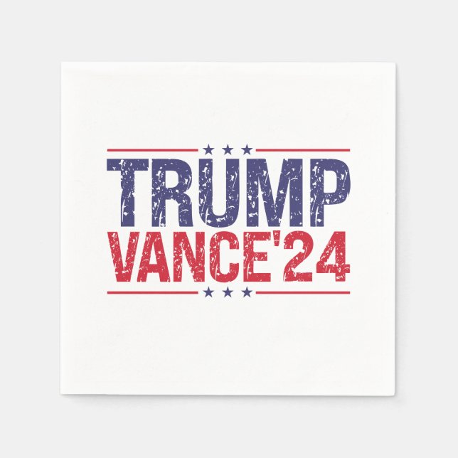 Trump Vance 2024  Napkin (Front)