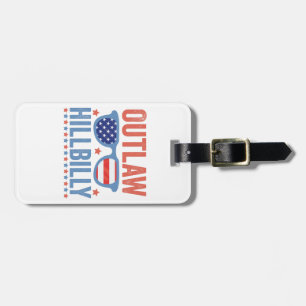 Trump Vance 2024 Outlaw Hillbilly Election Luggage Tag