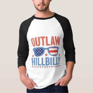 Trump Vance 2024 Outlaw Hillbilly Election   T-Shirt