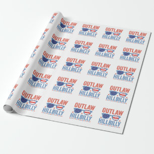 Trump Vance 2024 Outlaw Hillbilly Election   Wrapping Paper