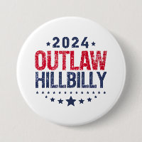 Trump Vance 2024 Outlaw Hillbilly US Flag
