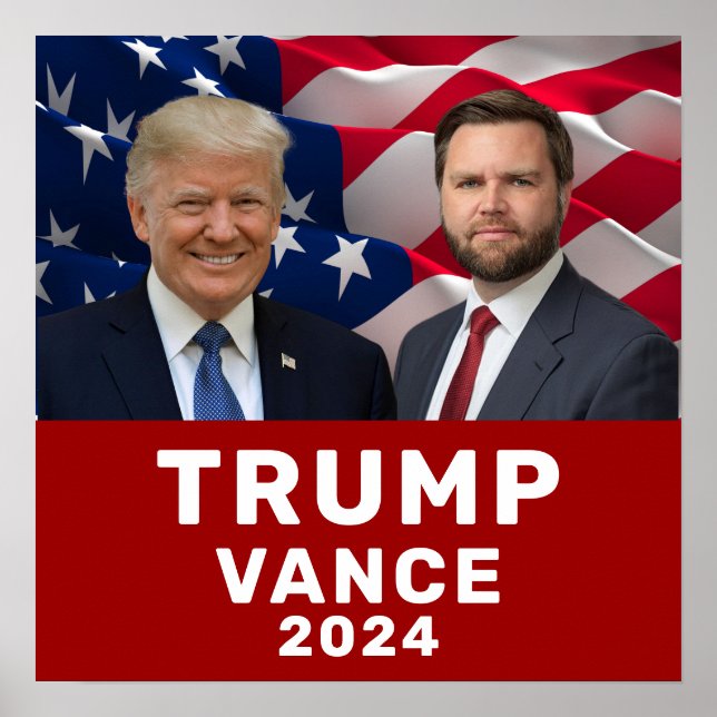 Trump Vance 2024  Poster (Front)