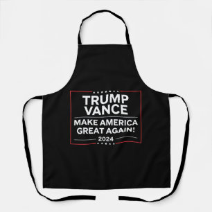 Trump Vance 2024 President JD Vance Vice MAGA Apron
