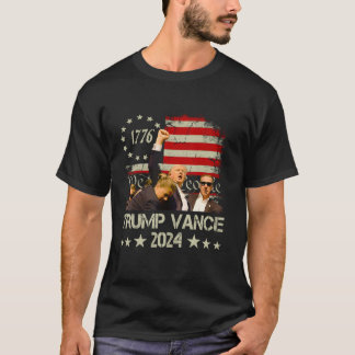 Trump Vance 2024 President Trump Supporter Re Elec T-Shirt