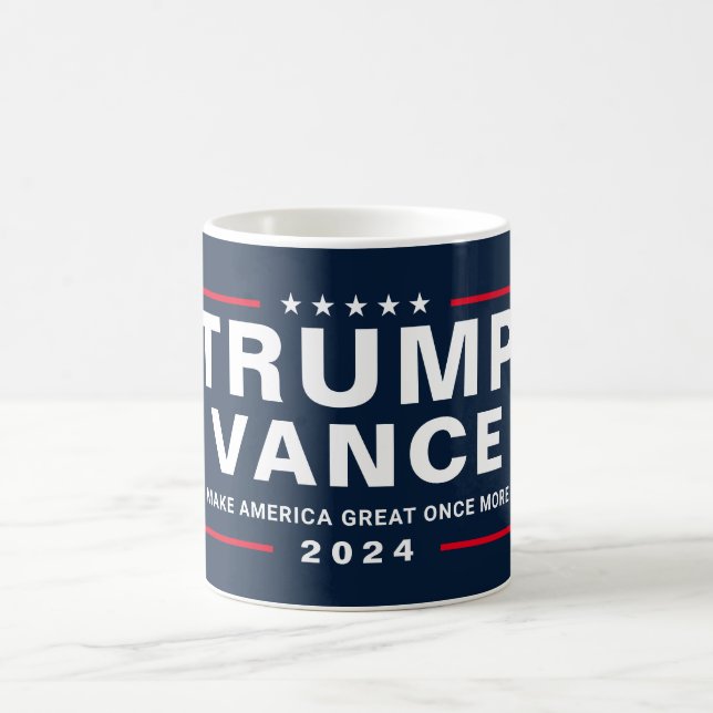 Trump Vance 2024 Presidential Campaign Coffee Mug (Center)