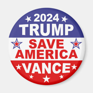 TRUMP VANCE 2024 SAVE AMERICA MAGNET