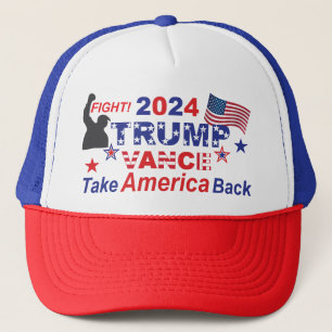 TRUMP VANCE 2024 TRUCKER HAT