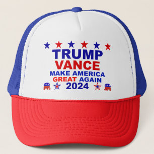 Trump Vance 2024 Trucker Hat