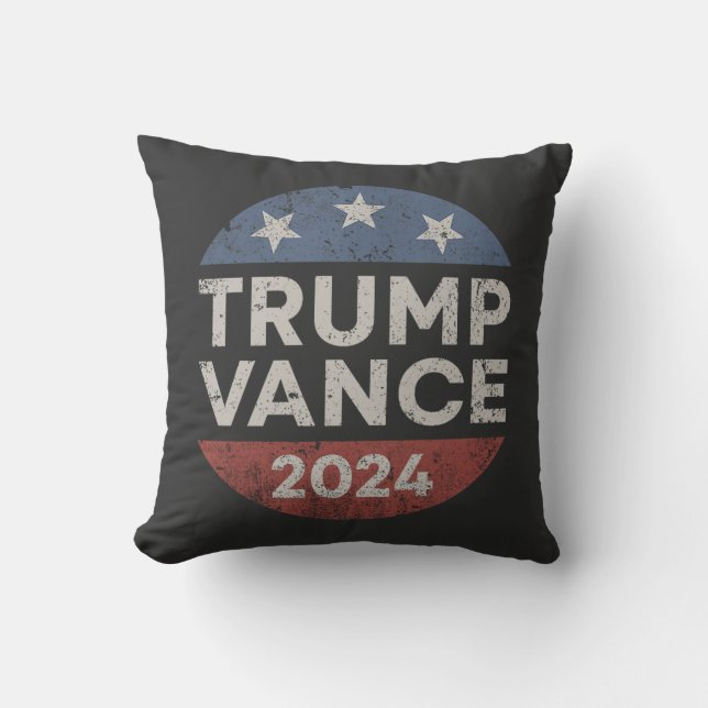 Trump Vance 2024 Vice President VP Trump 2024 Cushion (Front)