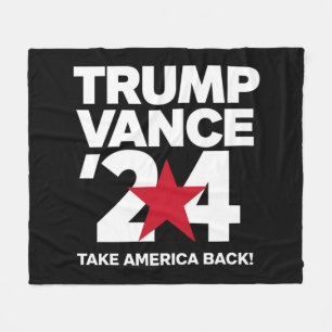 Trump Vance 2024 Vote Trump 2024 Election Fleece Blanket