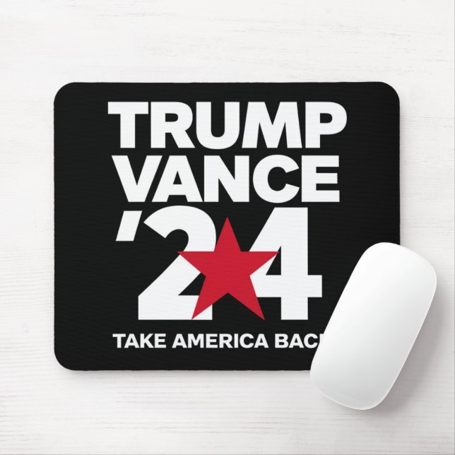 Trump Vance 2024 Vote Trump 2024 Election Mouse Pad (With Mouse)
