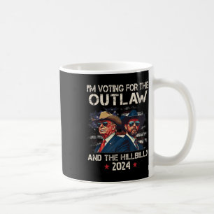 Trump Vance 2025 American Flag Outlaw Hillbilly Do Coffee Mug