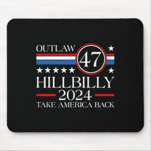 Trump Vance 2025 Donald Trump J.d. Vance Outlaw An Mouse Pad