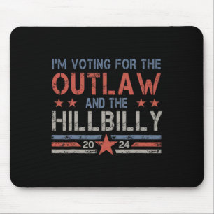 Trump Vance 2025 Donald Trump J D Vance Outlaw Hil Mouse Pad