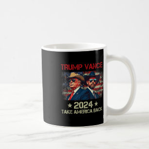 Trump Vance 2025 Donald Trump J.d. Vance Take Amer Coffee Mug