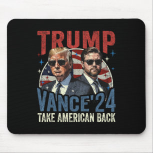 Trump Vance 2025 Donald Trump J.d. Vance Take Amer Mouse Pad