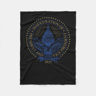 Trump Vance 2025 Inauguration Seal 2 Fleece Blanket