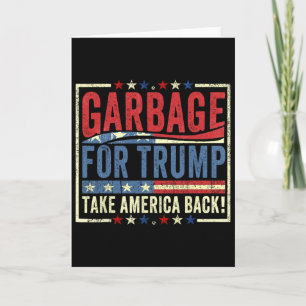 Trump Vance 2025 Proud To Be Garbyge Presidential Card
