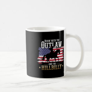 Trump Vance 2025 Ridin' With The Outlaw Hillbilly  Coffee Mug