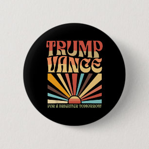 Trump Vance 2025 Trump Mega 2025 47th President 6 Cm Round Badge