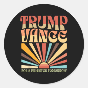 Trump Vance 2025 Trump Mega 2025 47th President Classic Round Sticker