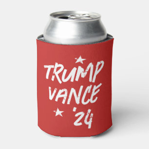 Trump Vance 24 47 Red Can Cooler