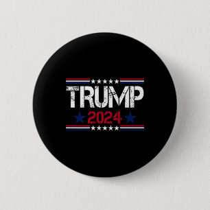 Trump Vance 24, Trump For President 2024, Funny El 6 Cm Round Badge