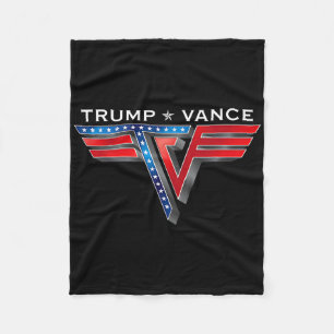 Trump Vance America Trump We Won Wins Inauguration Fleece Blanket