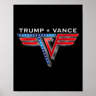 Trump Vance America Trump We Won Wins Inauguration Poster